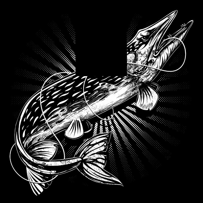 Pêcheur de brochet
