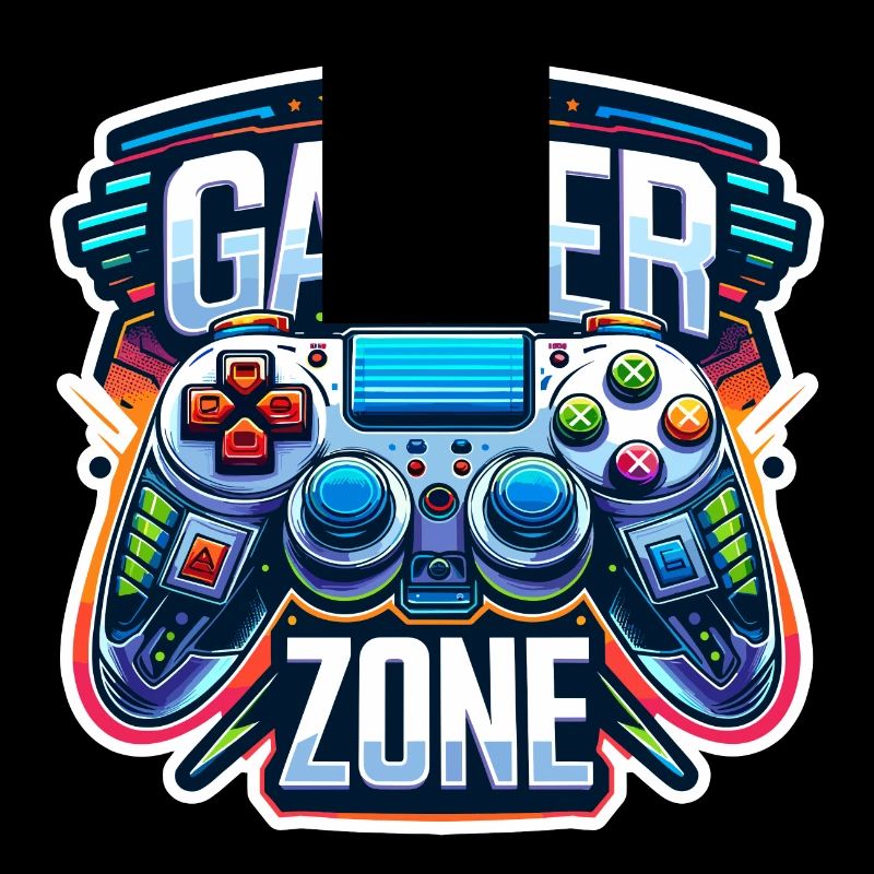 Gamer Zone - Controller Illustration