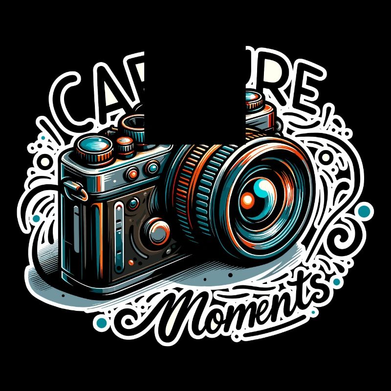 Capture Moments - Kamera Illustration