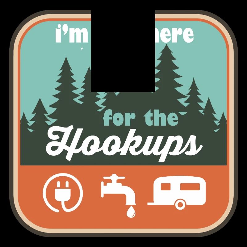 Je suis juste là pour les branchements RV Camping