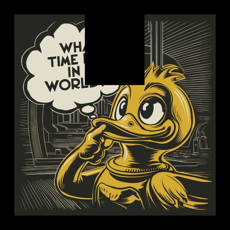 Déclaration réfléchie de canard de canard en plastique jaune