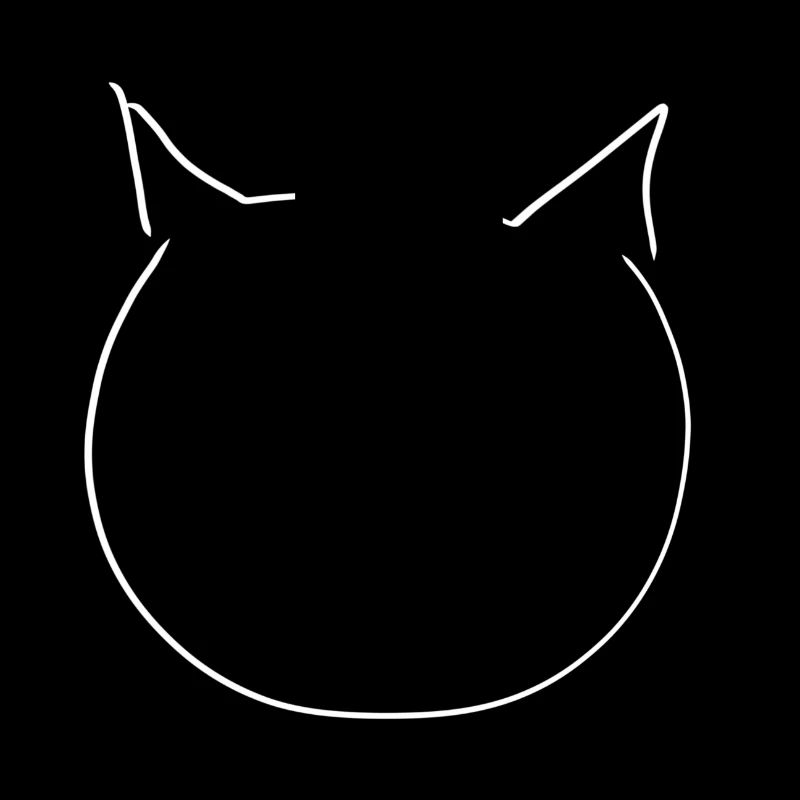 Icône d’animal à tête de chat
