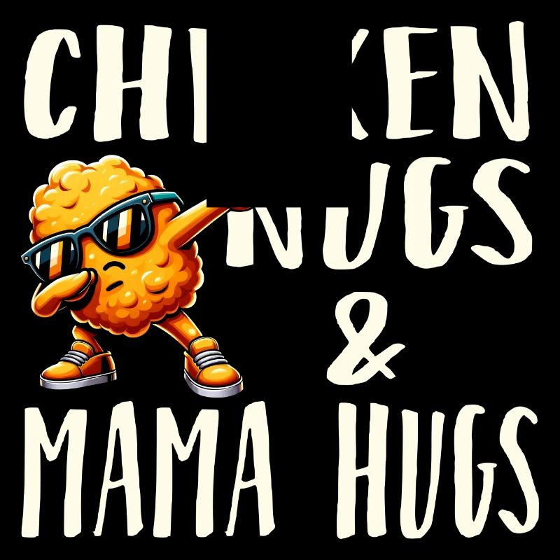 Nugs de poulet et câlins de maman