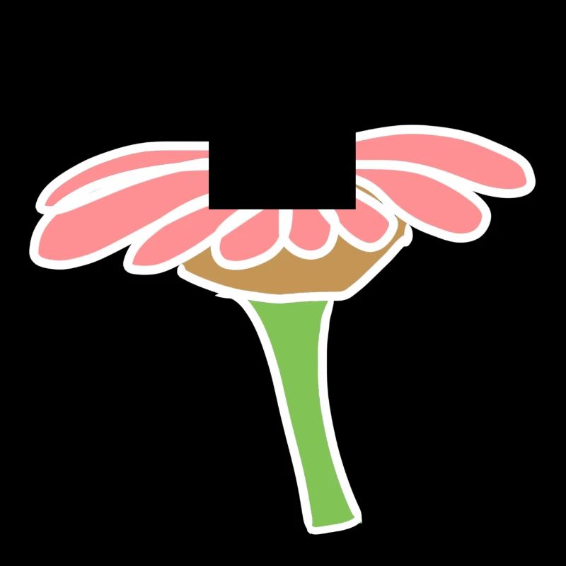 Page d’icône de fleur plante rose