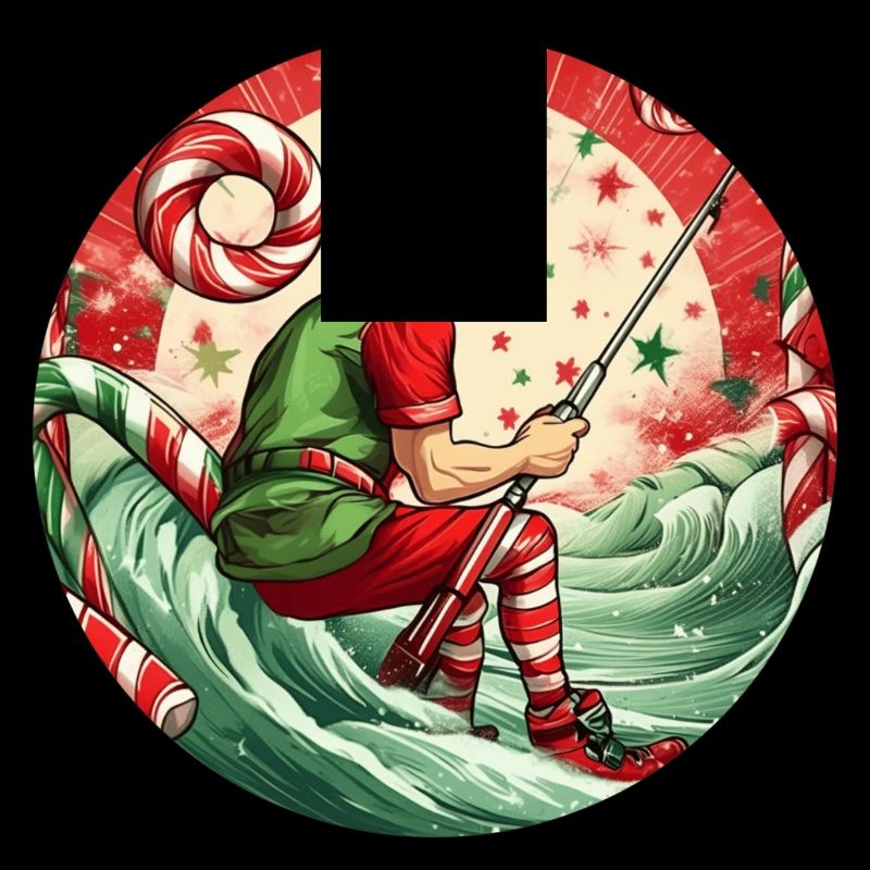 Pêche aux elfes de Noël