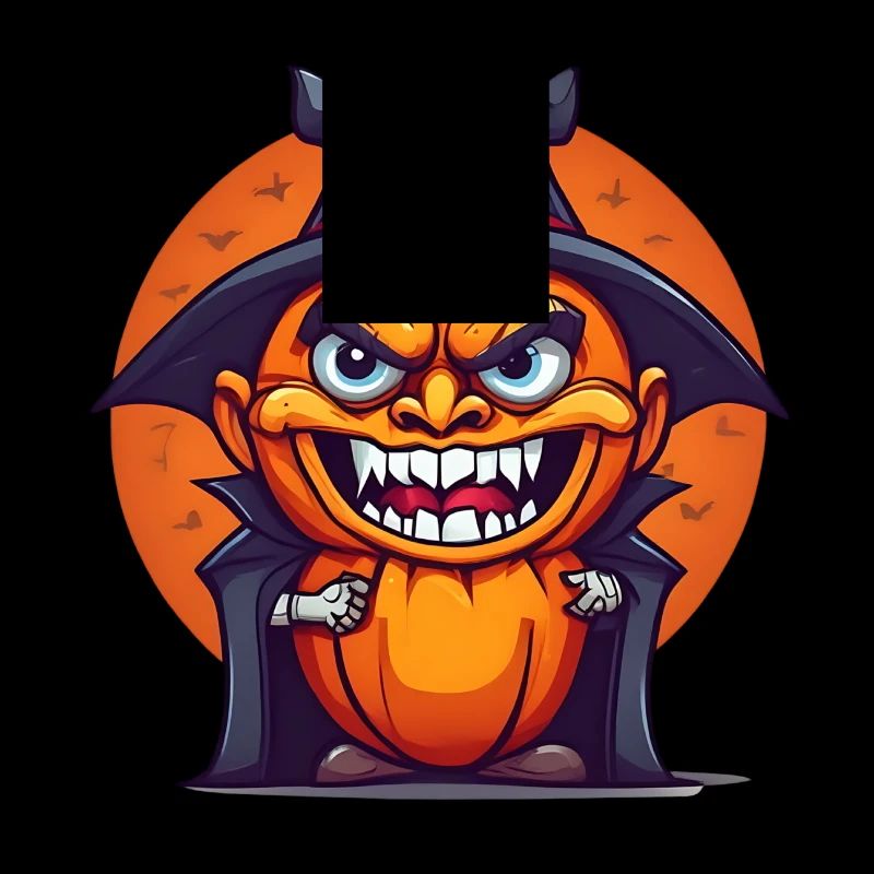 Halloween Citrouille Vampire