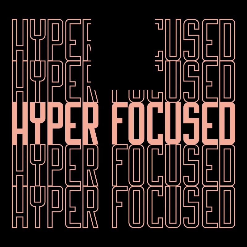 hyperfocused in gelb