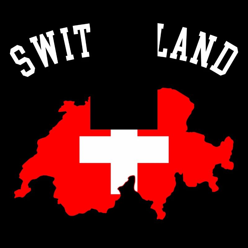 Schweizer Flaggenkarte