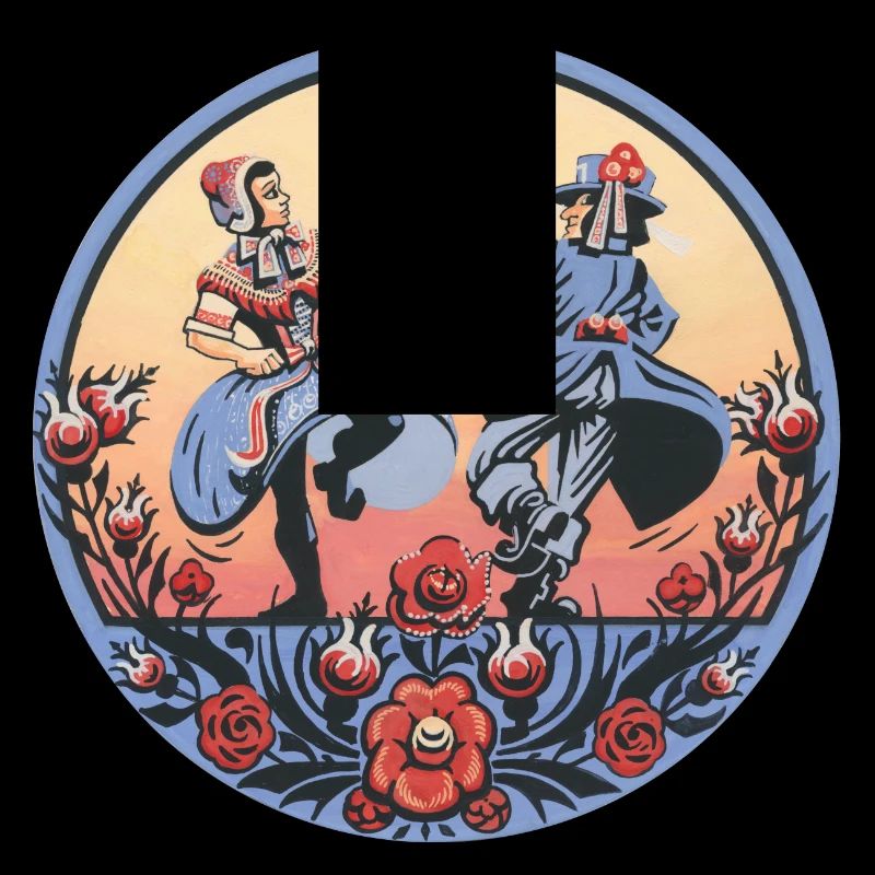 Folklore sorabe – Scène de la danse