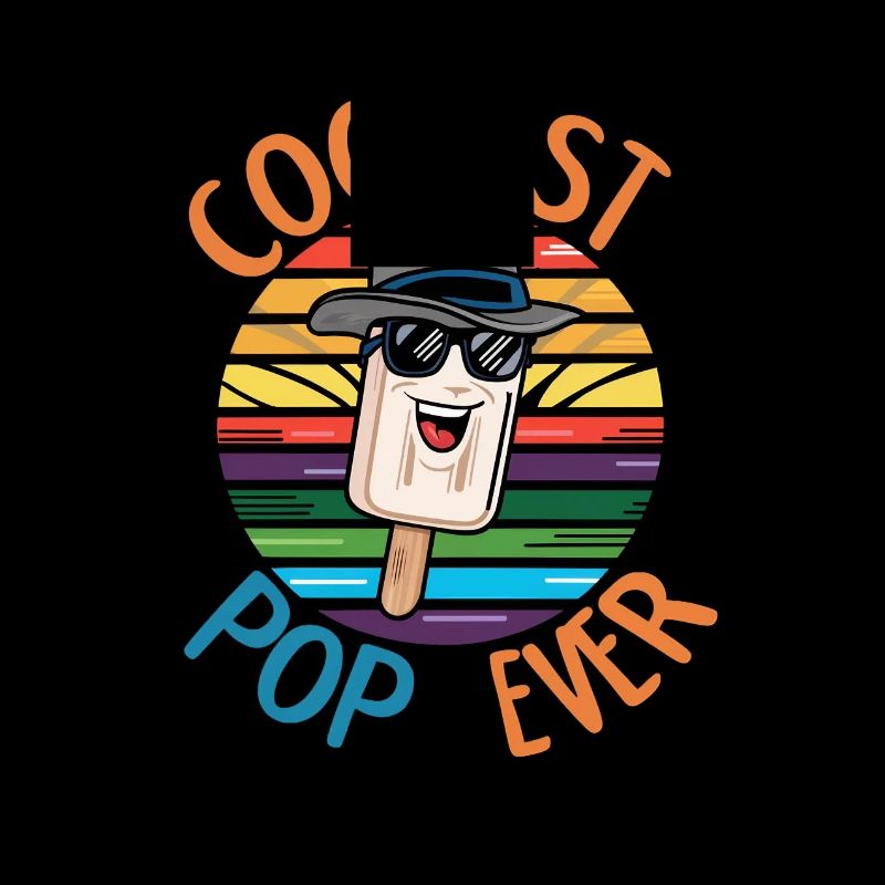 Pop le plus cool de tous les temps Papa popsicle amusant