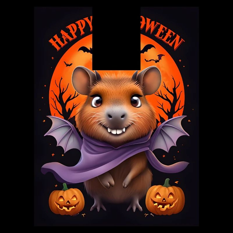 Halloween Capybara Geist Geschenkidee