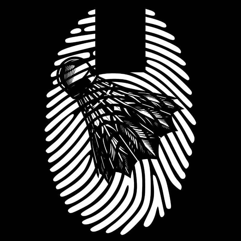 Empreinte digitale du volant ADN de badminton