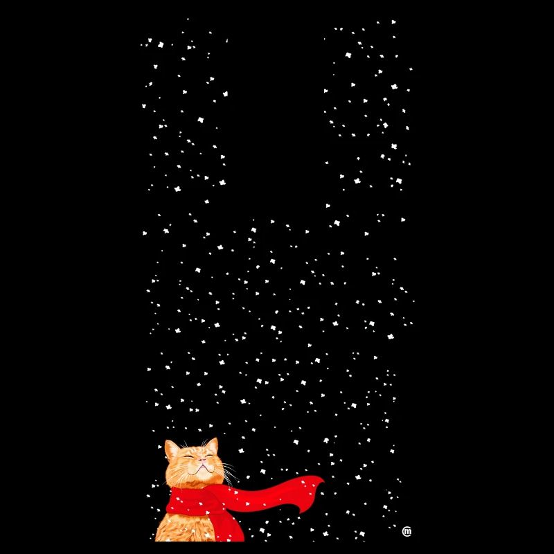 Schneekatze getigert (lang)