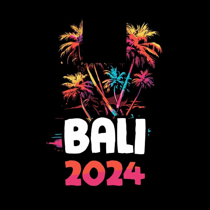 Bali 2024 Voyage de vacances coloré