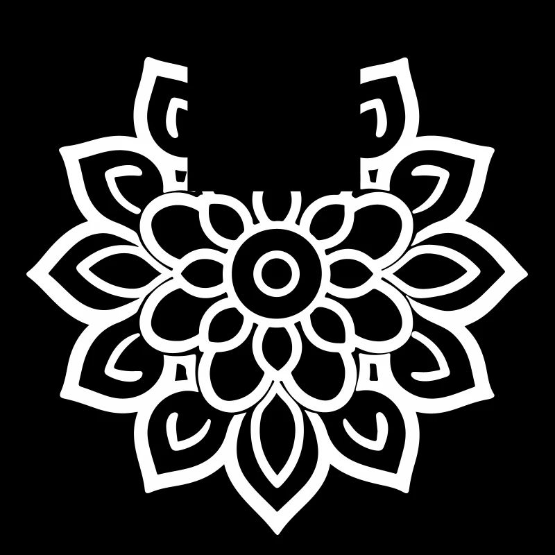 Mandala Blüte Logo