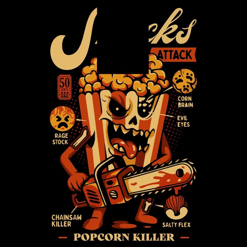 Slasher Snacks Attacks Popcorn Killer