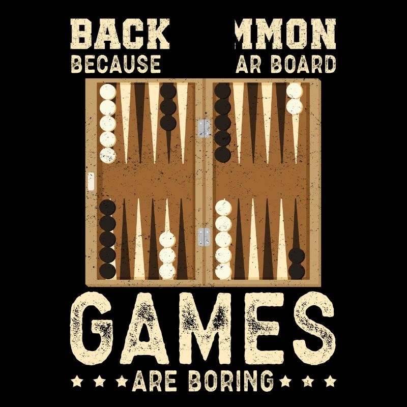 Backgammon Player Backgammon Board Game Gift