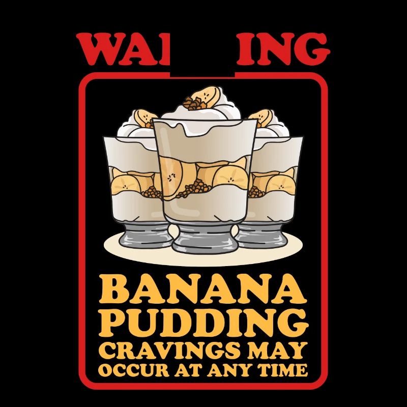 Bananenpudding Bananen-Pudding Geschenk