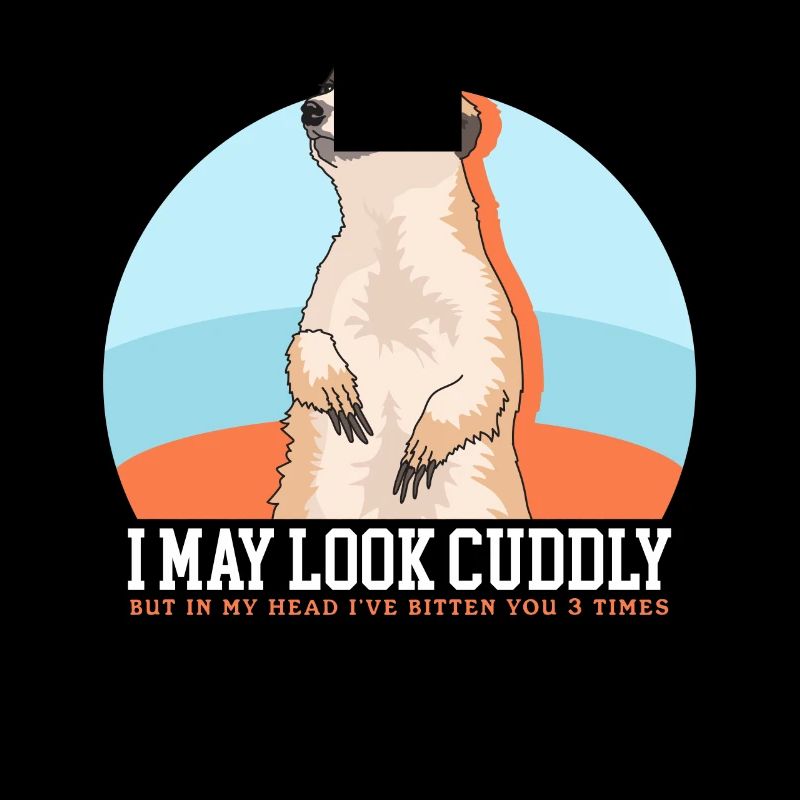 Erdmännchen lustige Erdmännchen Geschenke