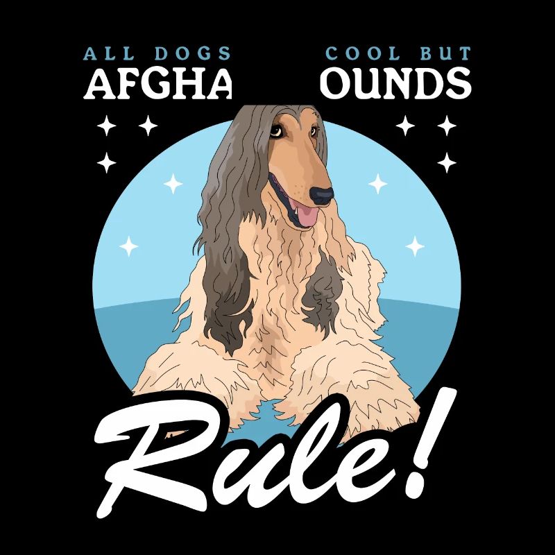 Cadeau de propriétaire de chien lévrier afghan
