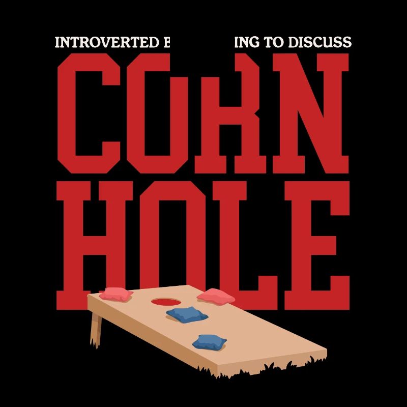 Cornhole Spieler | Sackloch Bean Bag Geschenk