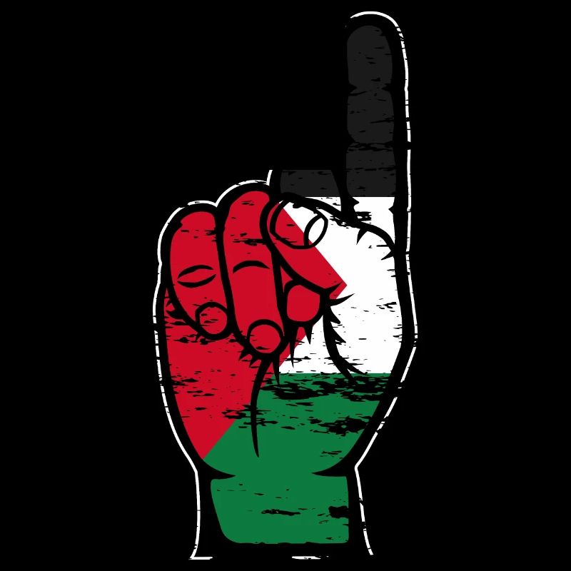 Drapeau de la Palestine numéro 1 utilisé