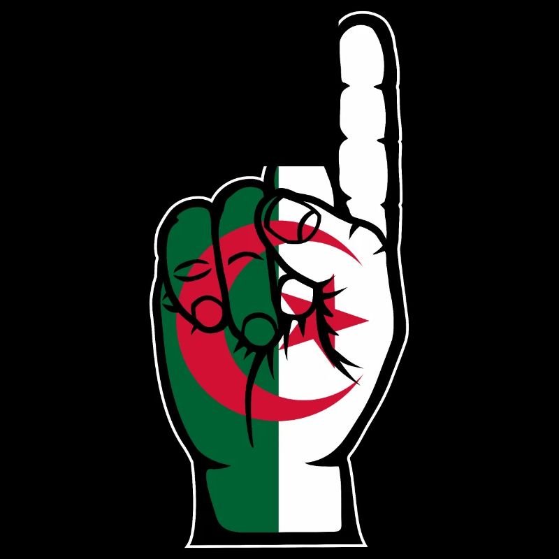 Drapeau algérien numéro 1