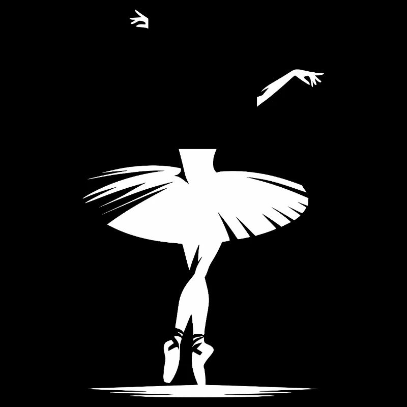 Dancer with elegance and classical dance pose