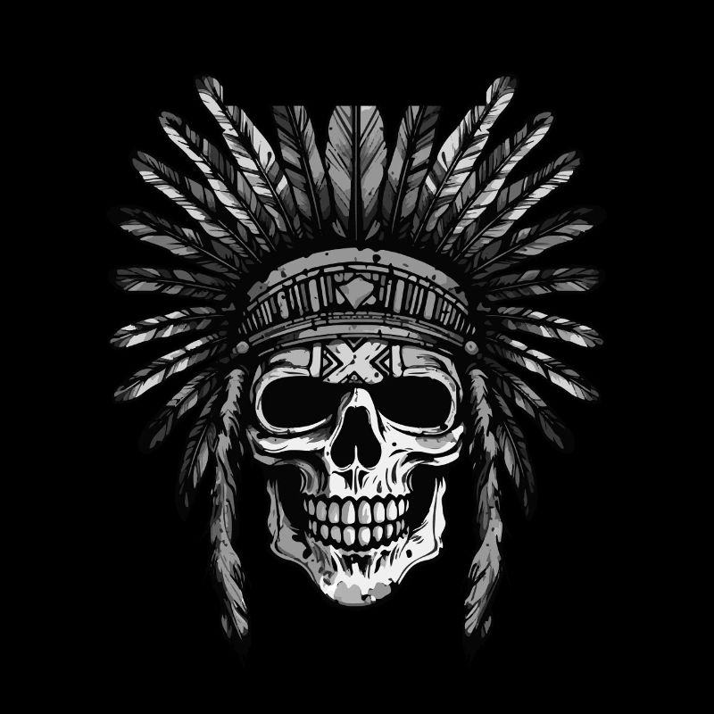 Apache Skull Indian