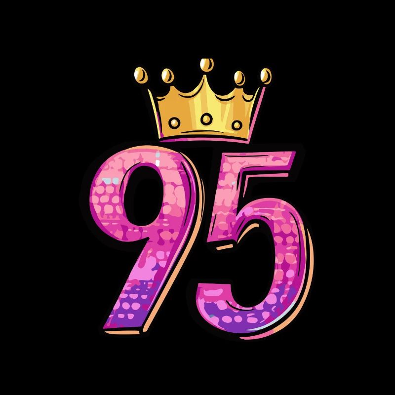 95 Numéro Jersey Couronne