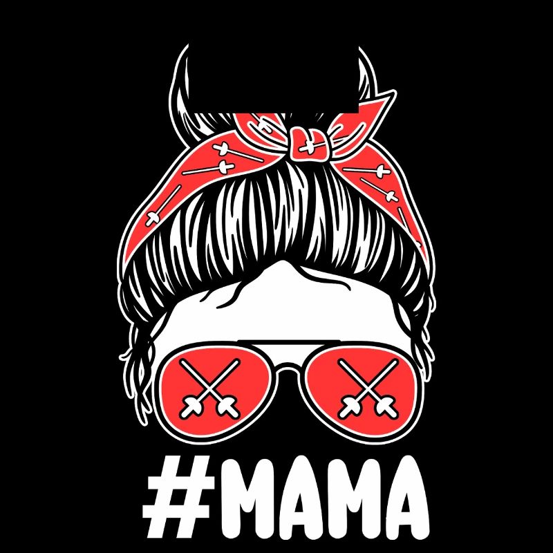 Fechter Mama Mutter Fechten