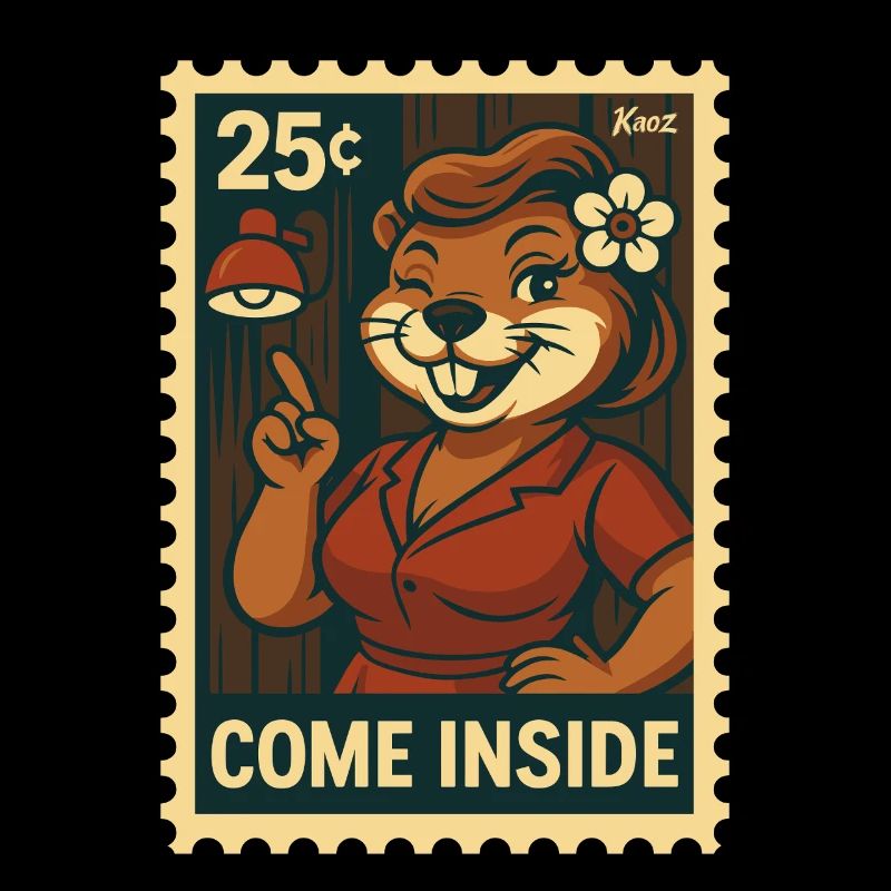 La dame castor vous demande d’entrer