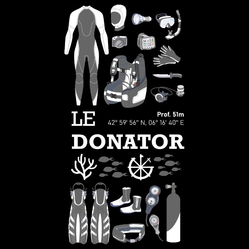 J'peux pas, j'ai plongée sur l'épave du Donator.
