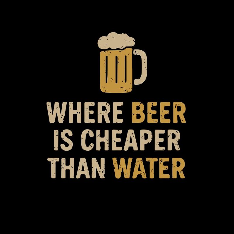 Where beer is cheaper than water