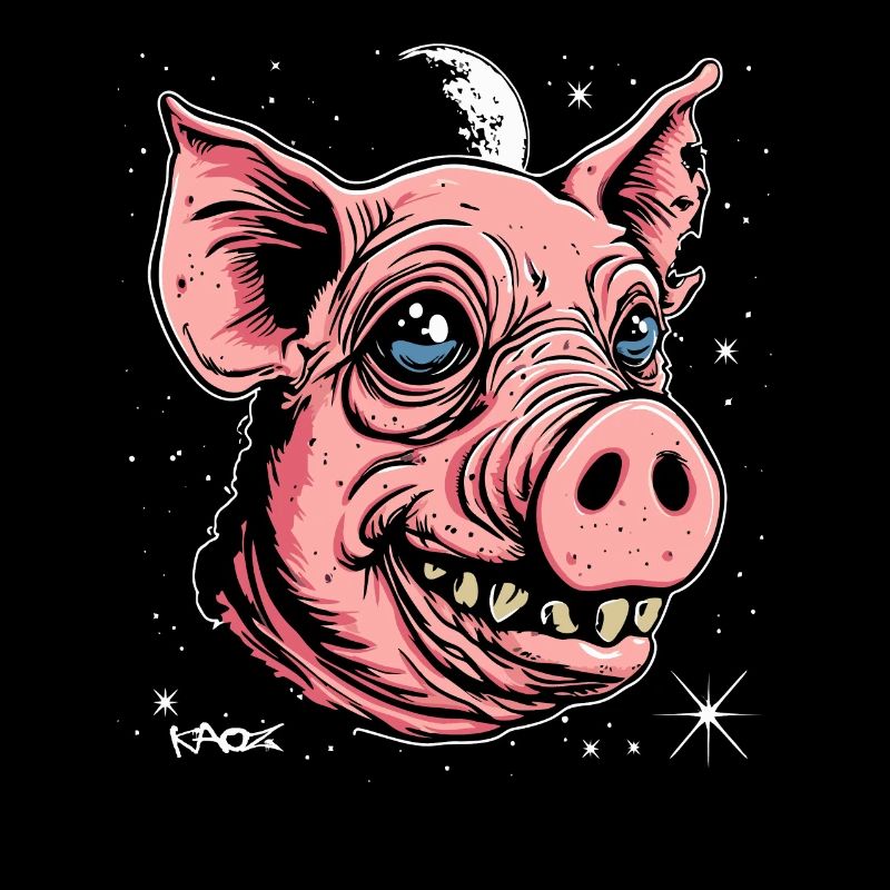 Le bon vieil ami : le cochon de l’espace
