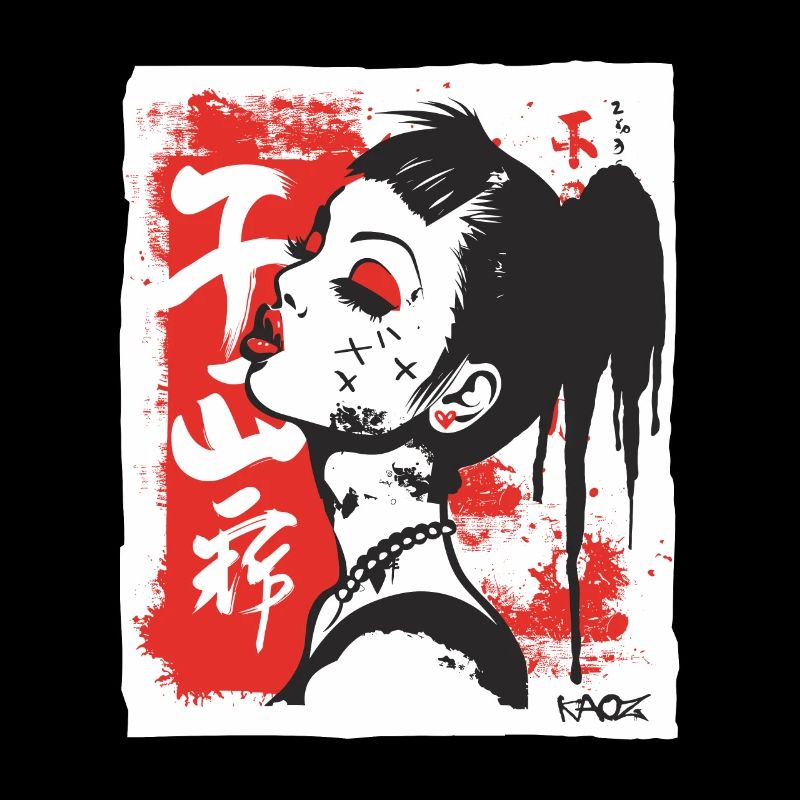 Cooles japanisches Mädchen