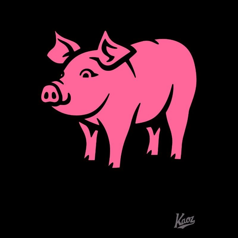 Cochon rose : le cochon rose est stylé !