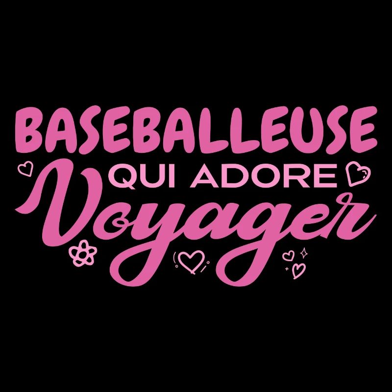 Baseballeuse globe-trotteuse passionnée de voyages