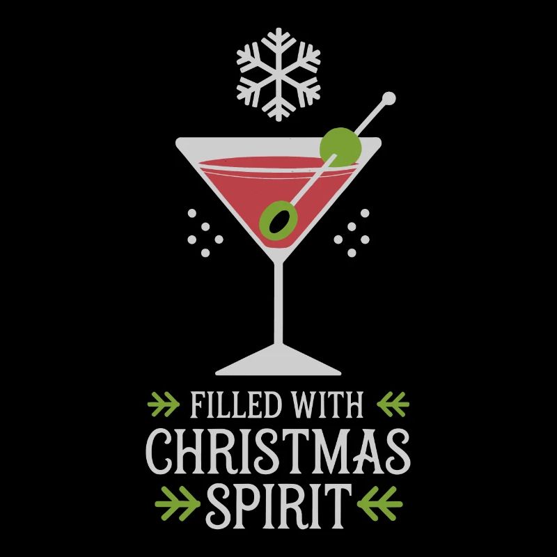 Gefüllt Mit Weihnachtsstimmung Cocktail