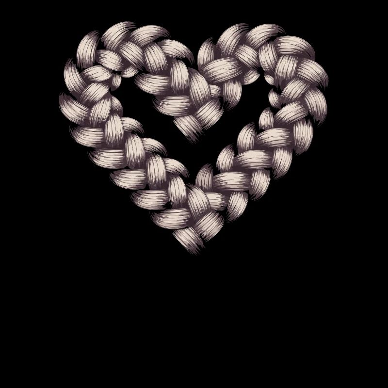 Cable Knit Heart Cable Knit Frame