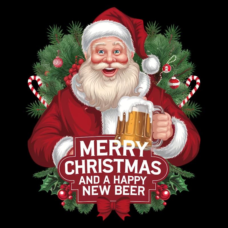 Bier Weihnachtspullover Weihnachten Biertrinker