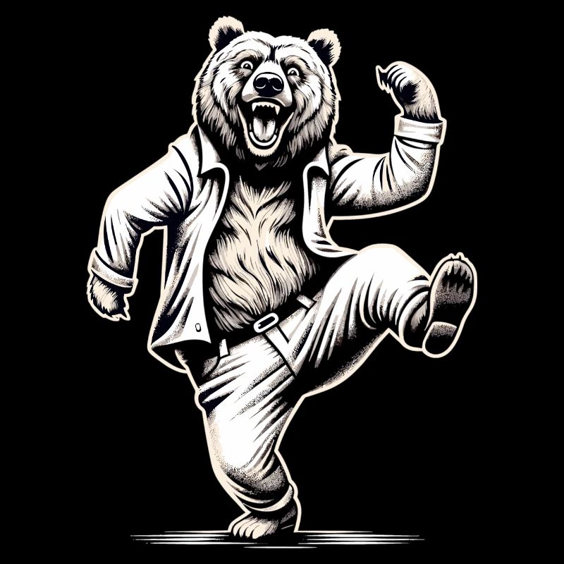 Funny Bear Dad Dad Gift