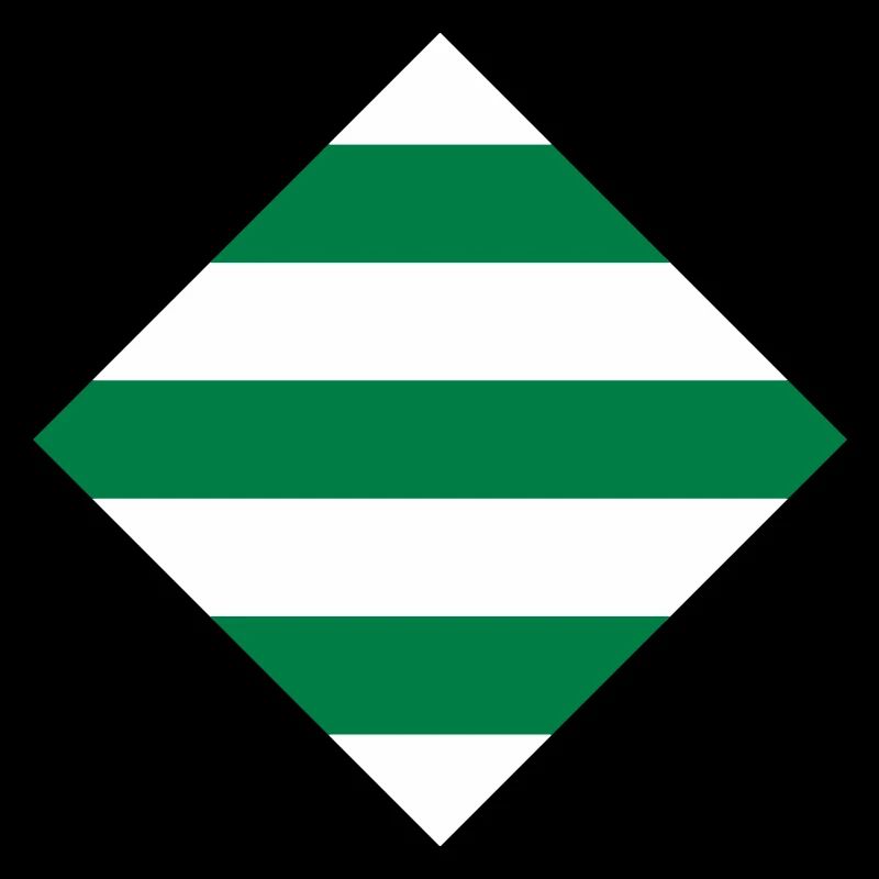 Vert et blanc