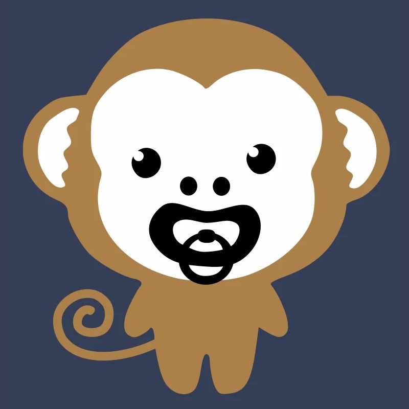 baby monkey soother, Schnulleraffe
