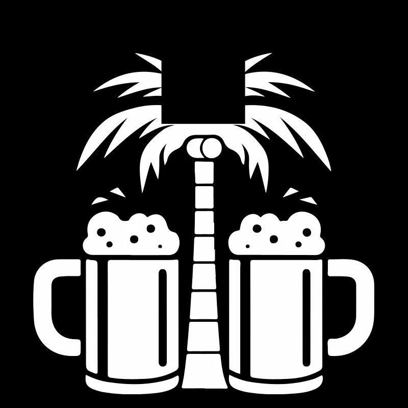 Bier Palmen Strand
