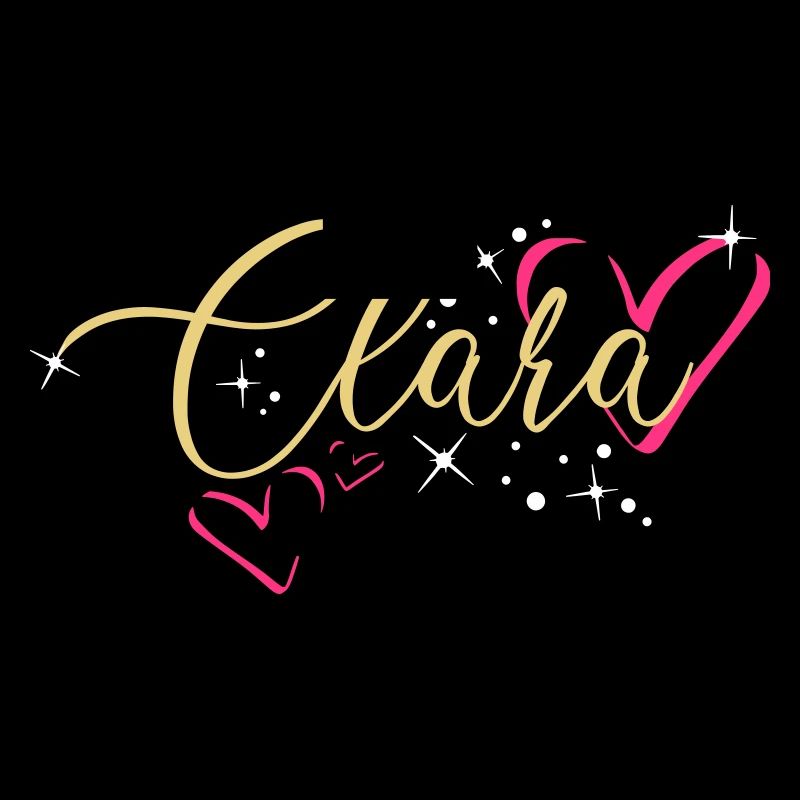 Clara Surname First name Calligraphy Heart