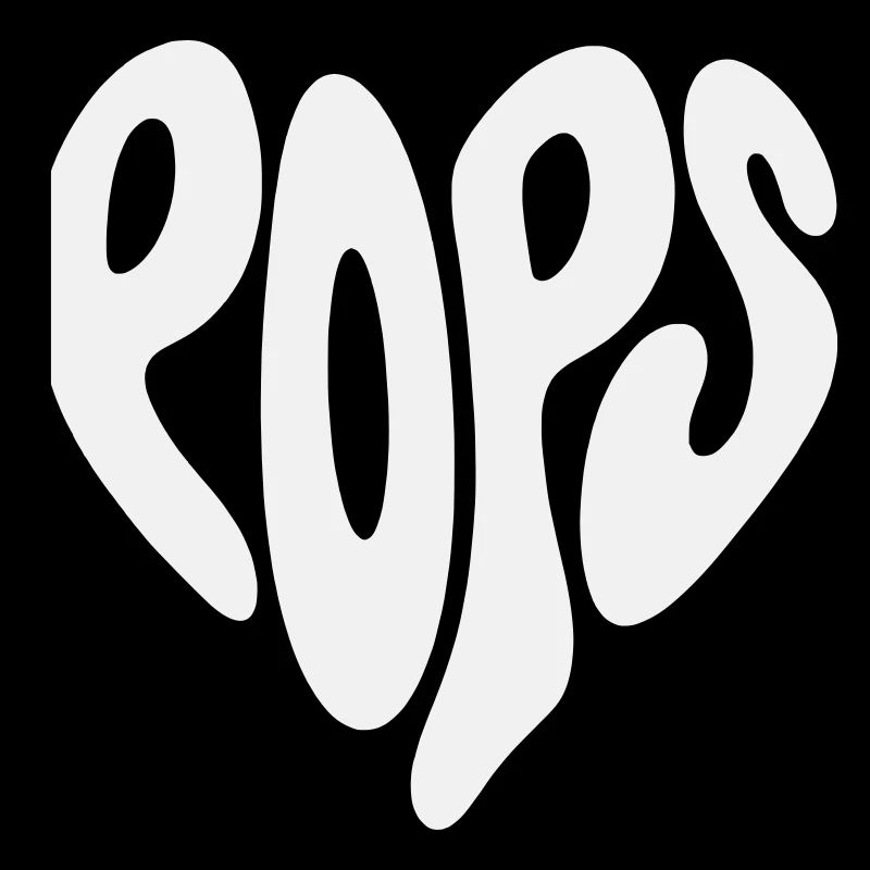 Pops – Kleines Herz (Benutzerdefinierte Farbe)