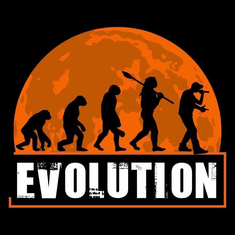 Funny Human Evolution Rapper