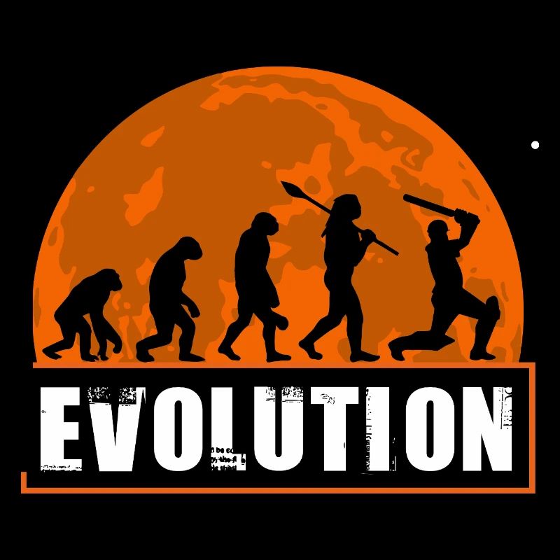 Entwicklung der Cricketspieler-Batsman-Silhouette
