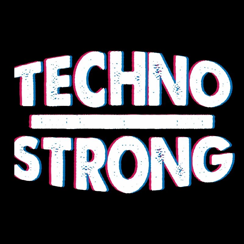 Techno Strong Neon Glitch